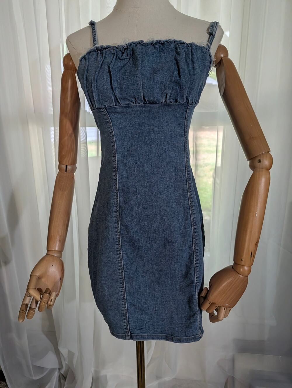 H&M Stretch Denim Dress, Size XS